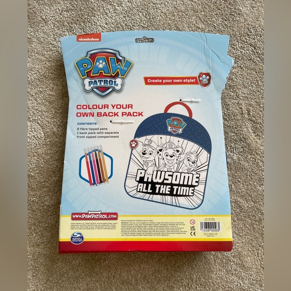 Paw patrol back pack - Picture 2 of 2